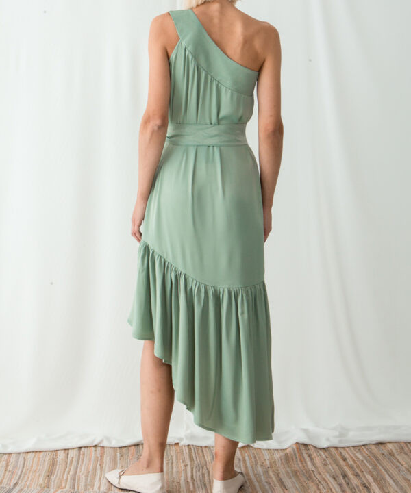 Alternative view of Diagonal frilled dress