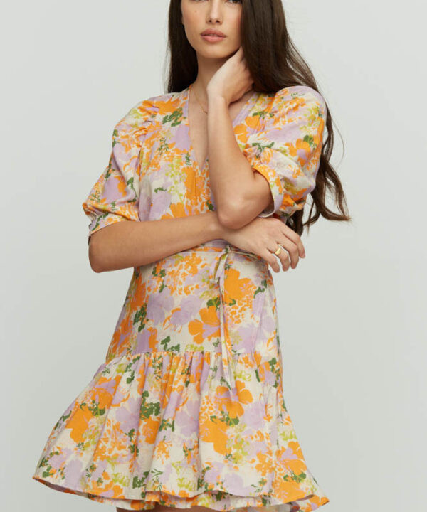 Kinmokusei  print dress