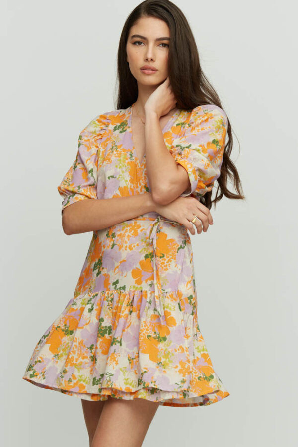 Kinmokusei  print dress