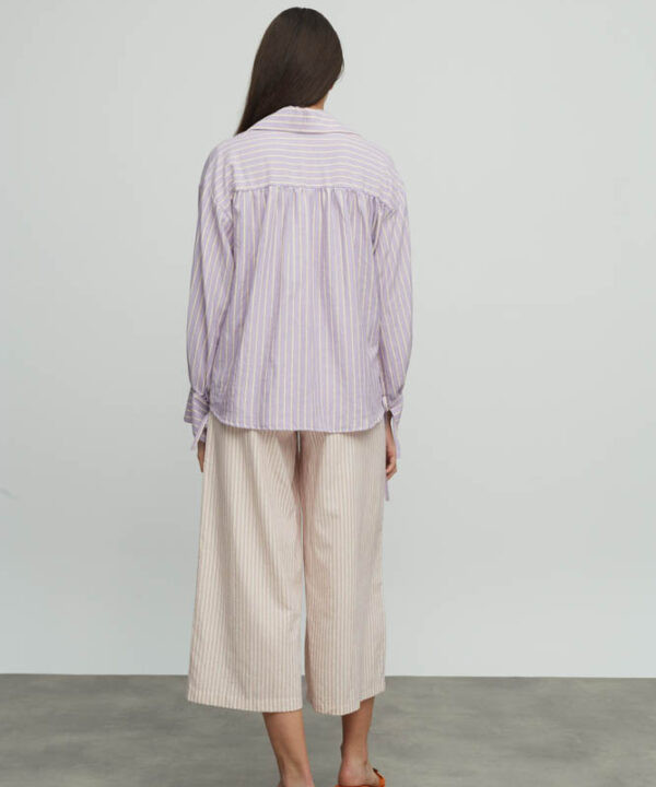 Alternative view of Asagao lilac shirt