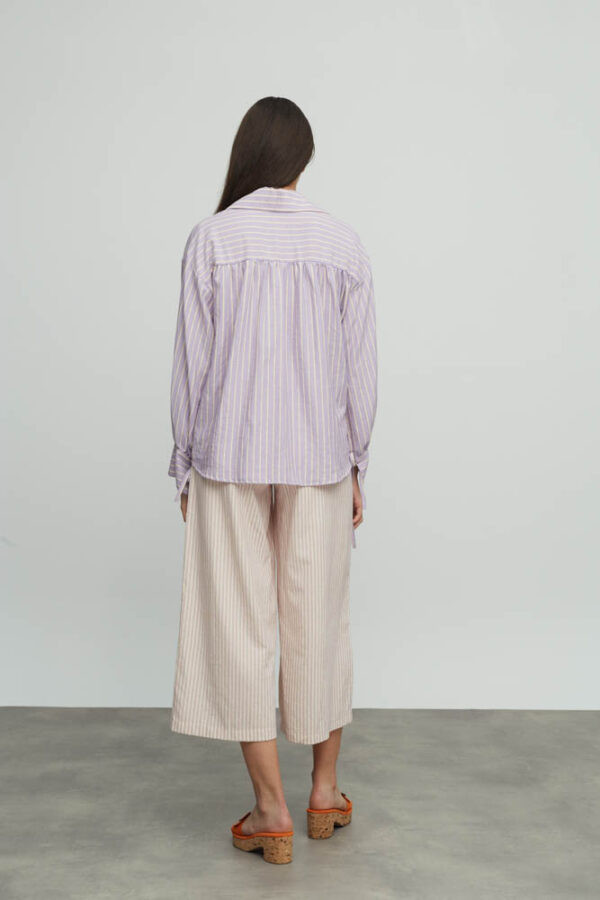 Alternative view of Asagao lilac shirt