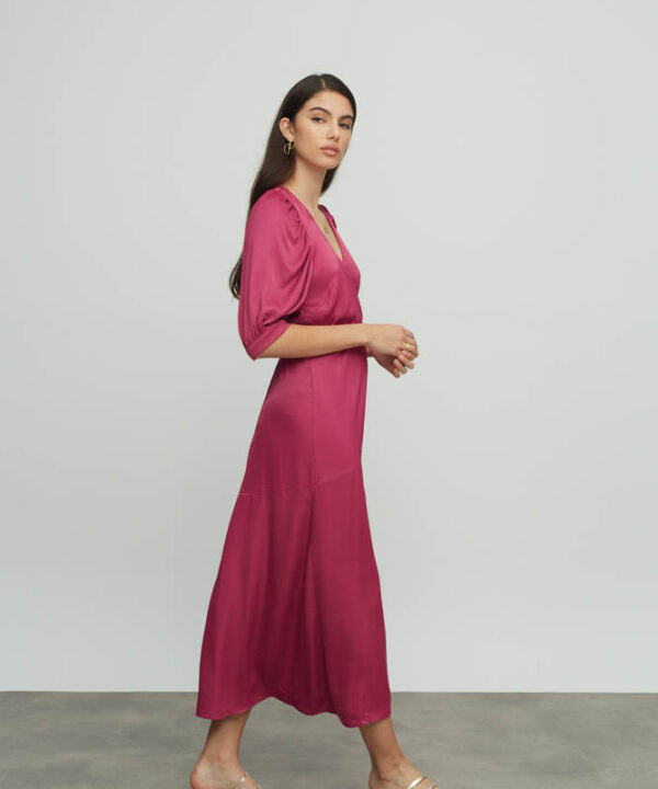 Alternative view of Kinmokusei satin dress