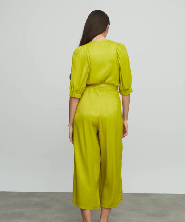 Alternative view of Kinmokusei  satin top lime