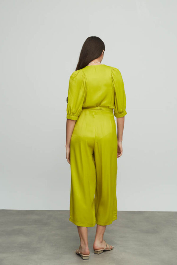 Alternative view of Kinmokusei  satin top lime