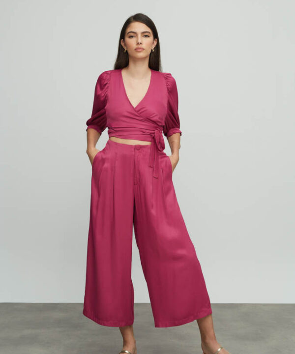 Alternative view of Kinmokusei satin pants