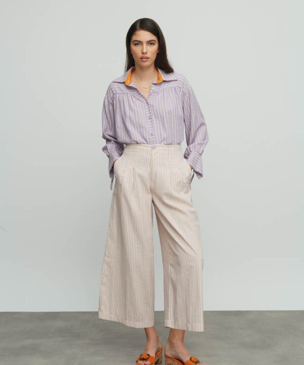Asagao lilac shirt