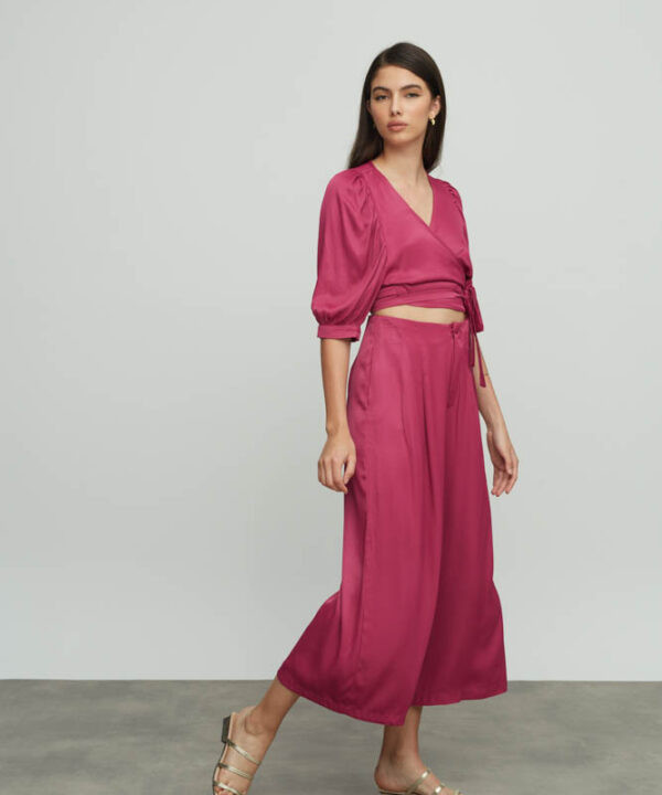 Kinmokusei satin pants