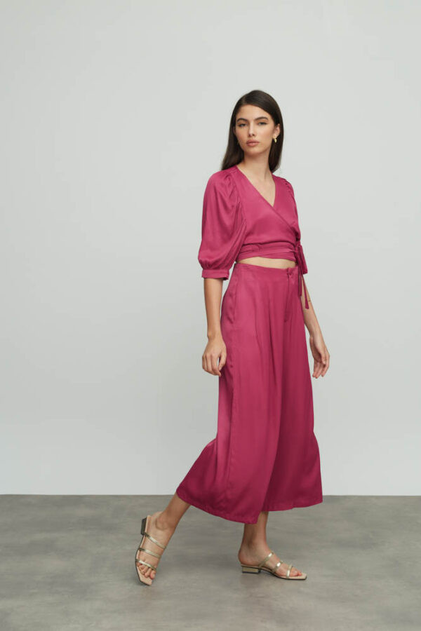Kinmokusei satin pants