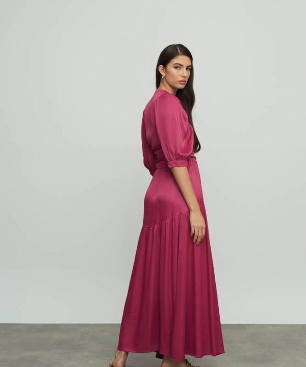 Alternative view of Kinmokusei satin skirt