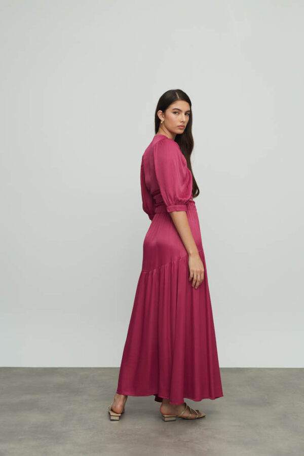 Alternative view of Kinmokusei satin skirt