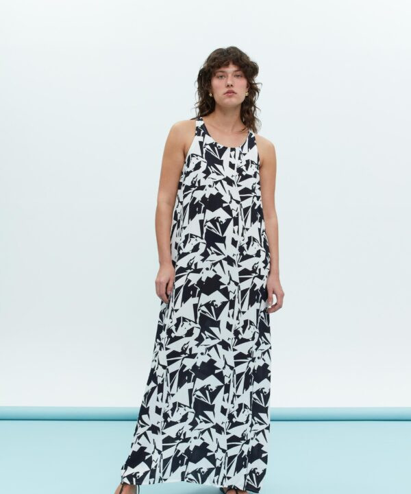 Tiles Print Dress