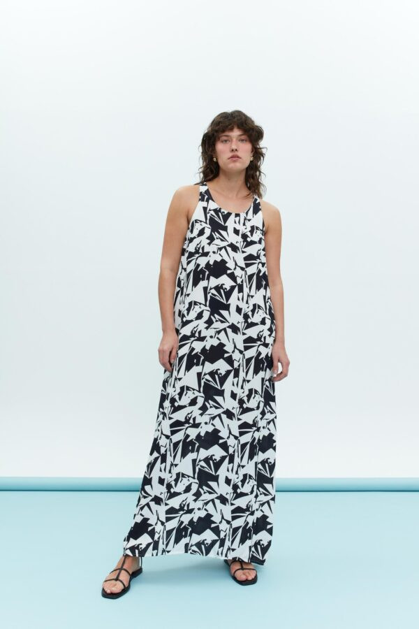 Tiles Print Dress