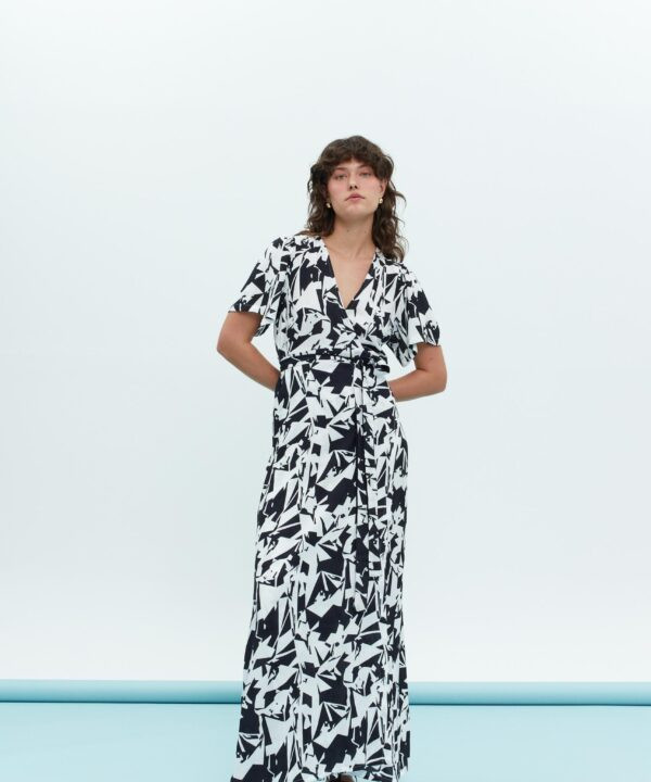 Black & White Tile Dress