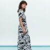 Black & White Tile Dress - Image 2