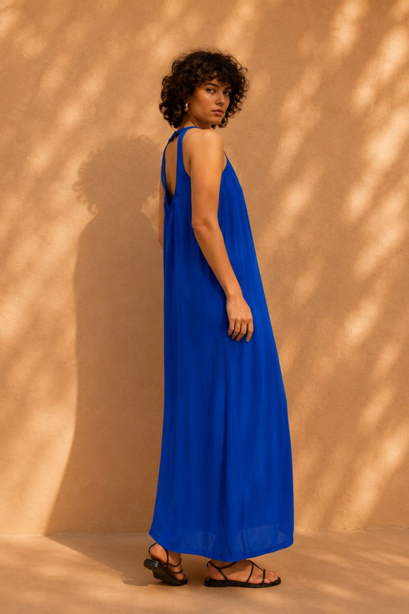 Tiles Open Back Dress