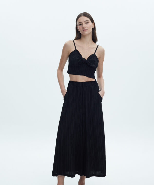 Pleated Knot Top
