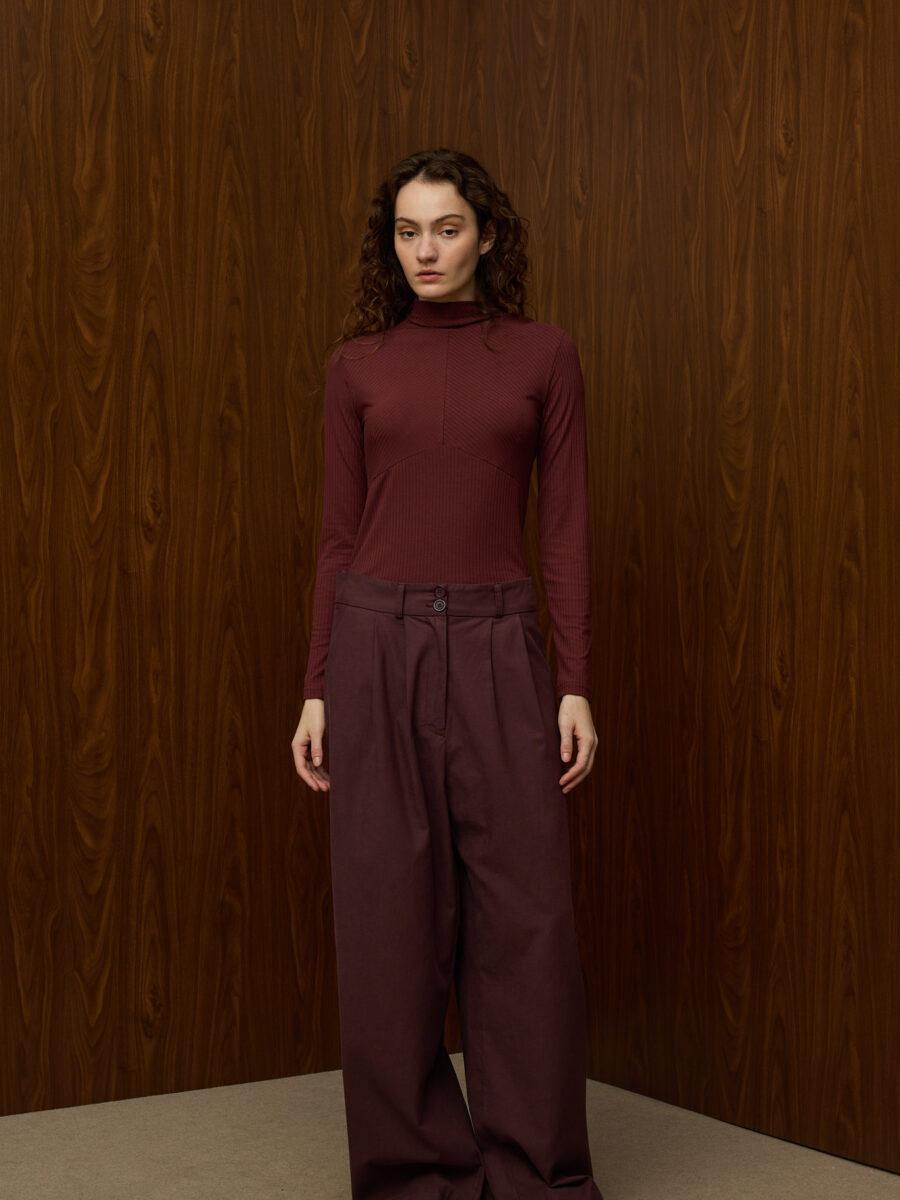 Cool  Wine  Pants