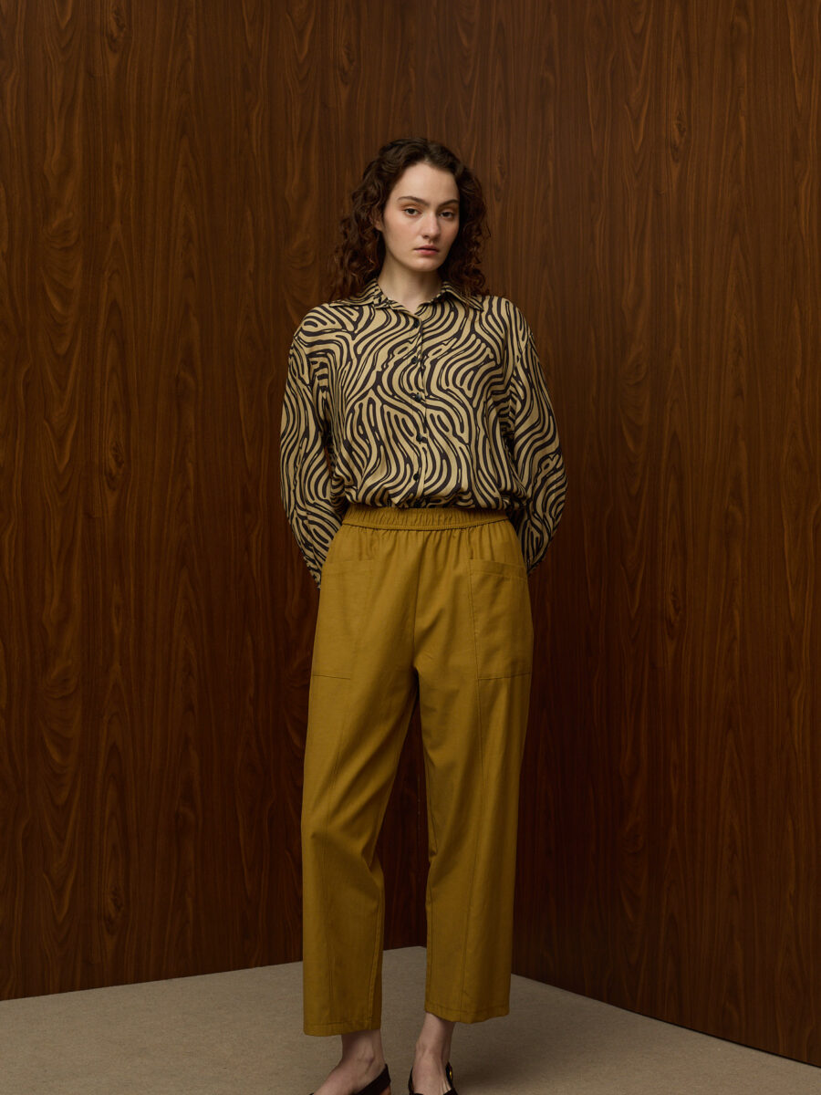 Cool Mustard Pocket Pants