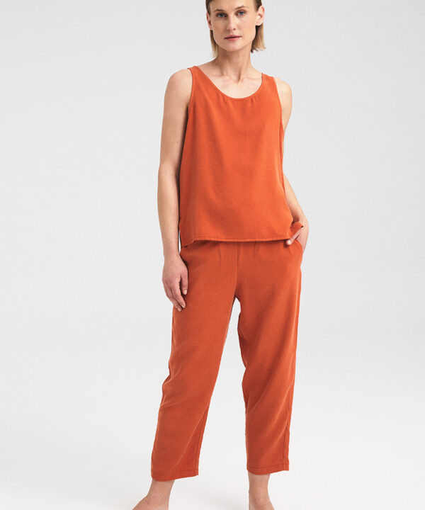 Alternative view of Sleeveless Flow Top