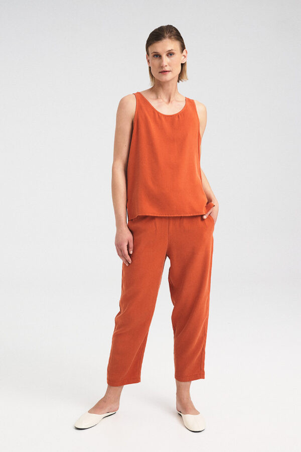 Alternative view of Sleeveless Flow Top