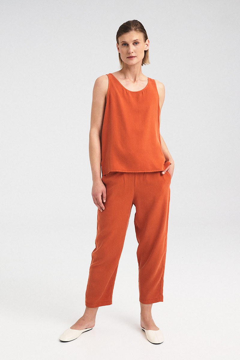 Alternative view of Sleeveless Flow Top