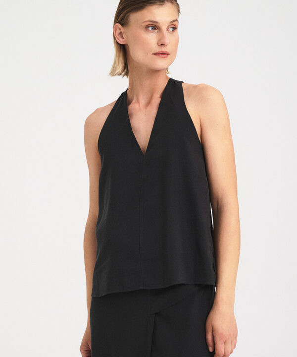 Open-Back Halter Top
