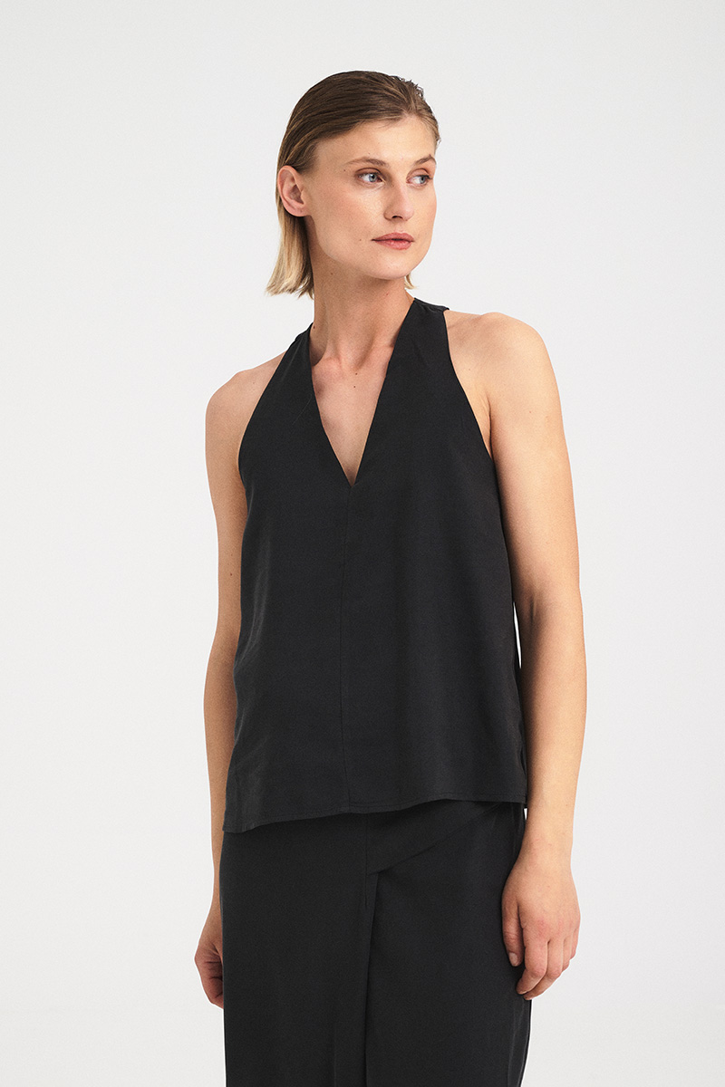 Open-Back Halter Top