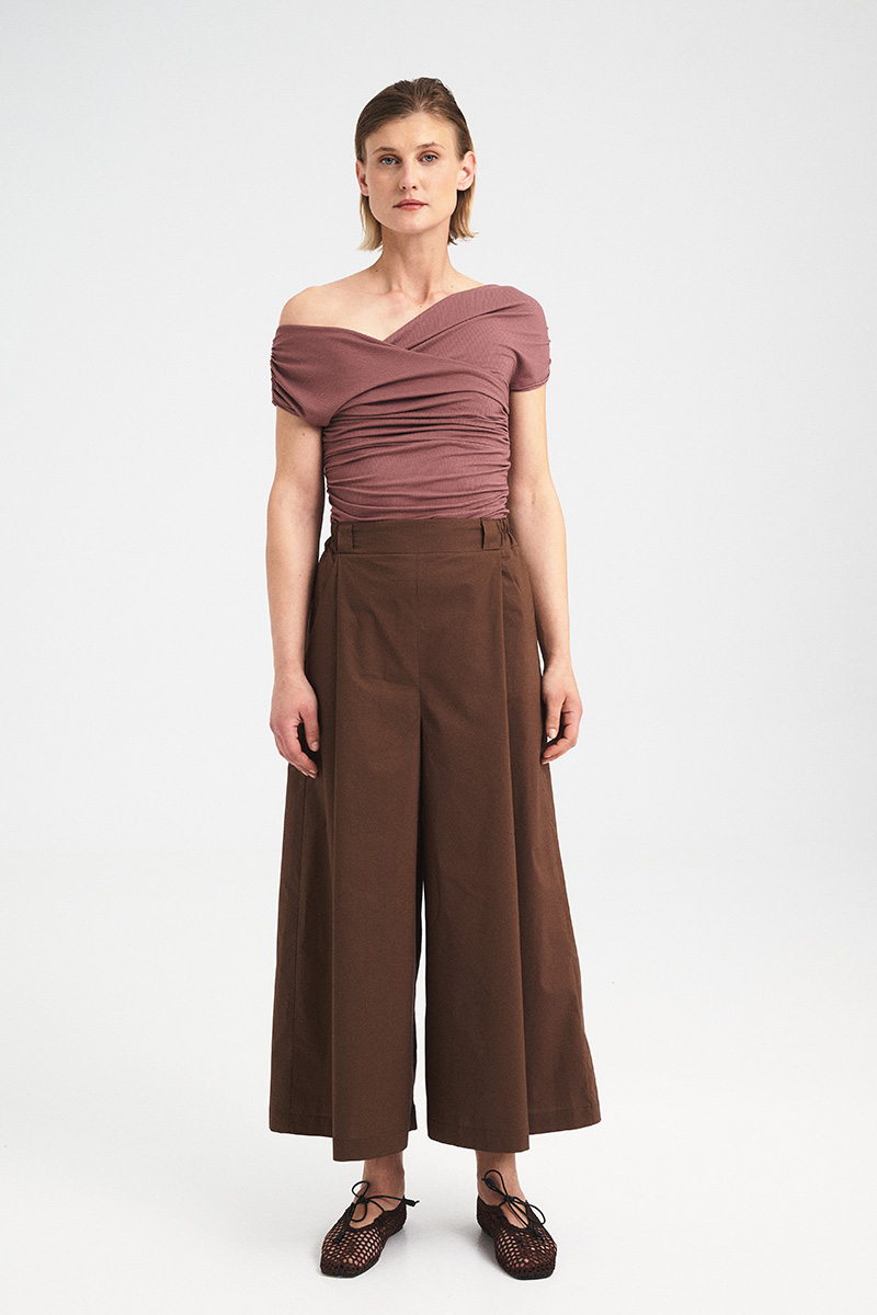 Alternative view of Off-Shoulder Wrap Top