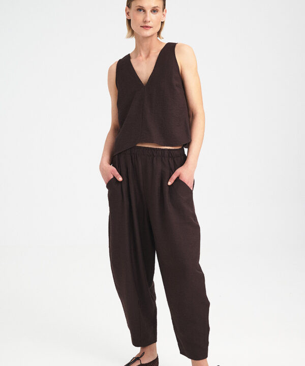 Sleeveless V-Neck Top