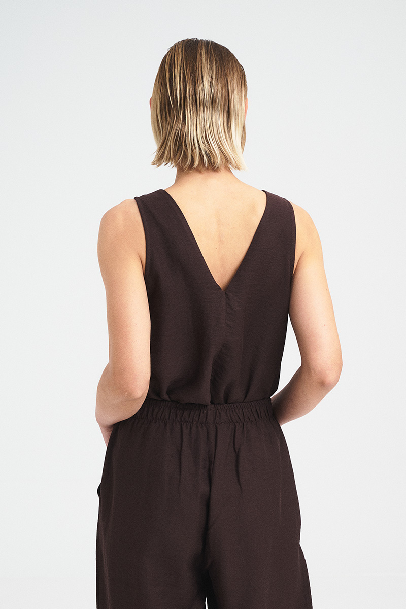 Sleeveless V-Neck Top - Image 6