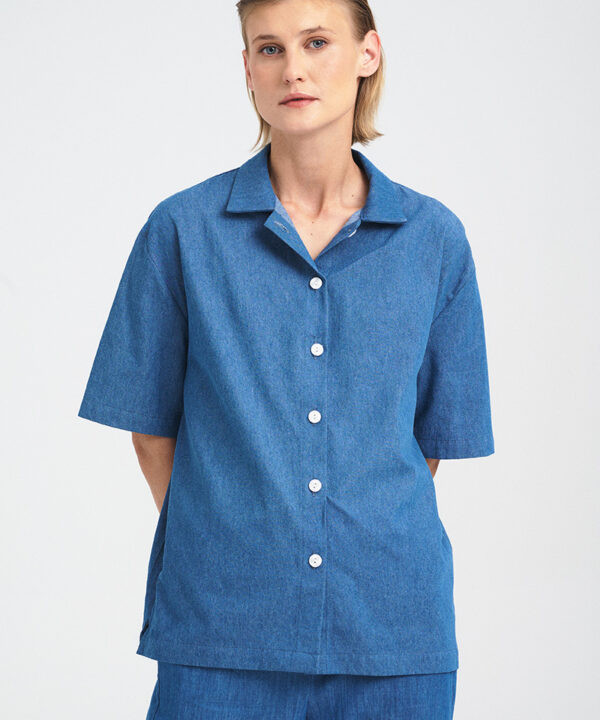 Alternative view of Short-Sleeve Denim Shirt