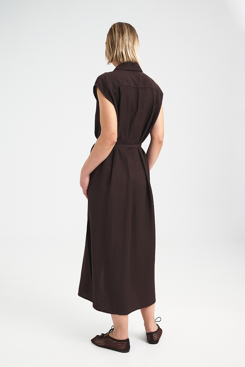 Kaia Belted Shirt Dress - Image 3
