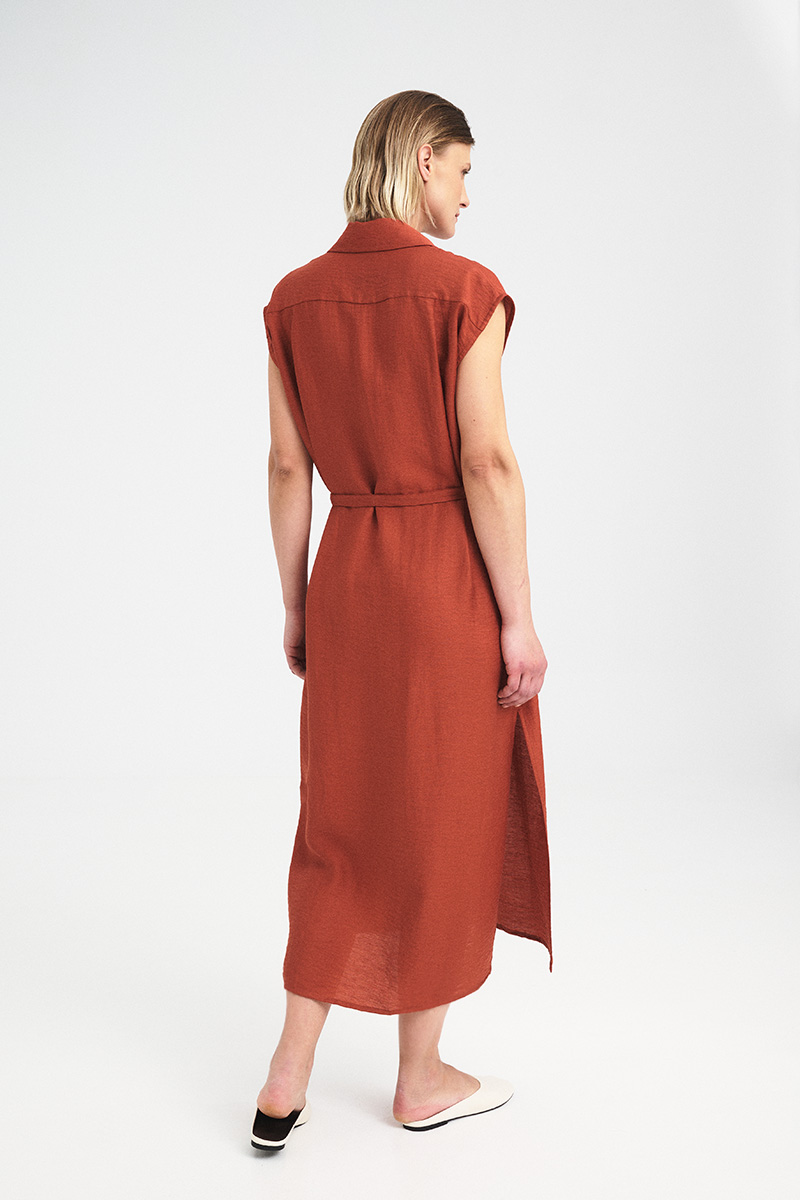 Kaia Belted Shirt Dress - Image 7