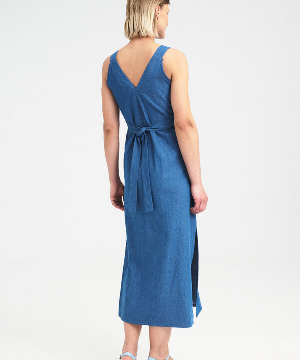Alternative view of Twist Front Denim Dress