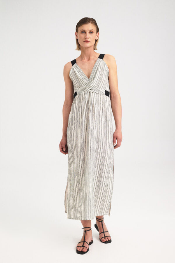 Alternative view of Twist Front Stripe Dress