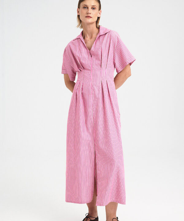Waistline Stripe Dress