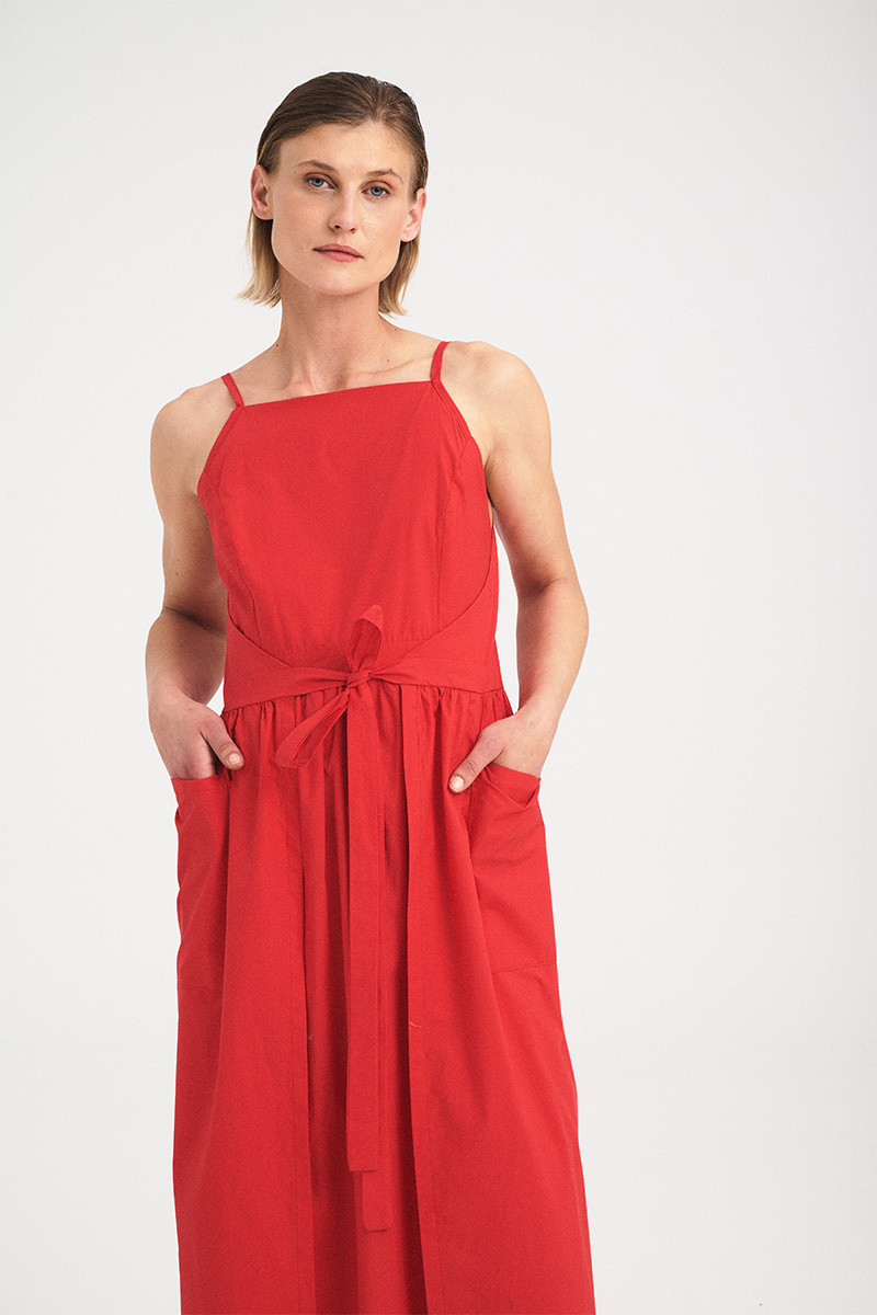 Tie-Waist Open-Side Dress - Image 5