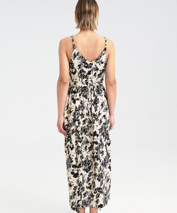 Alternative view of Tie-Waist Open-Side Print Dress