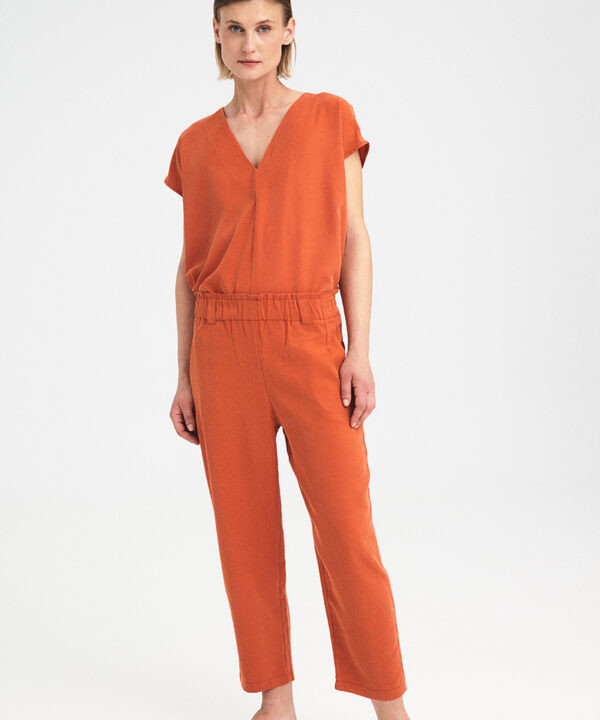 Relaxed Tapered Viscose Pants