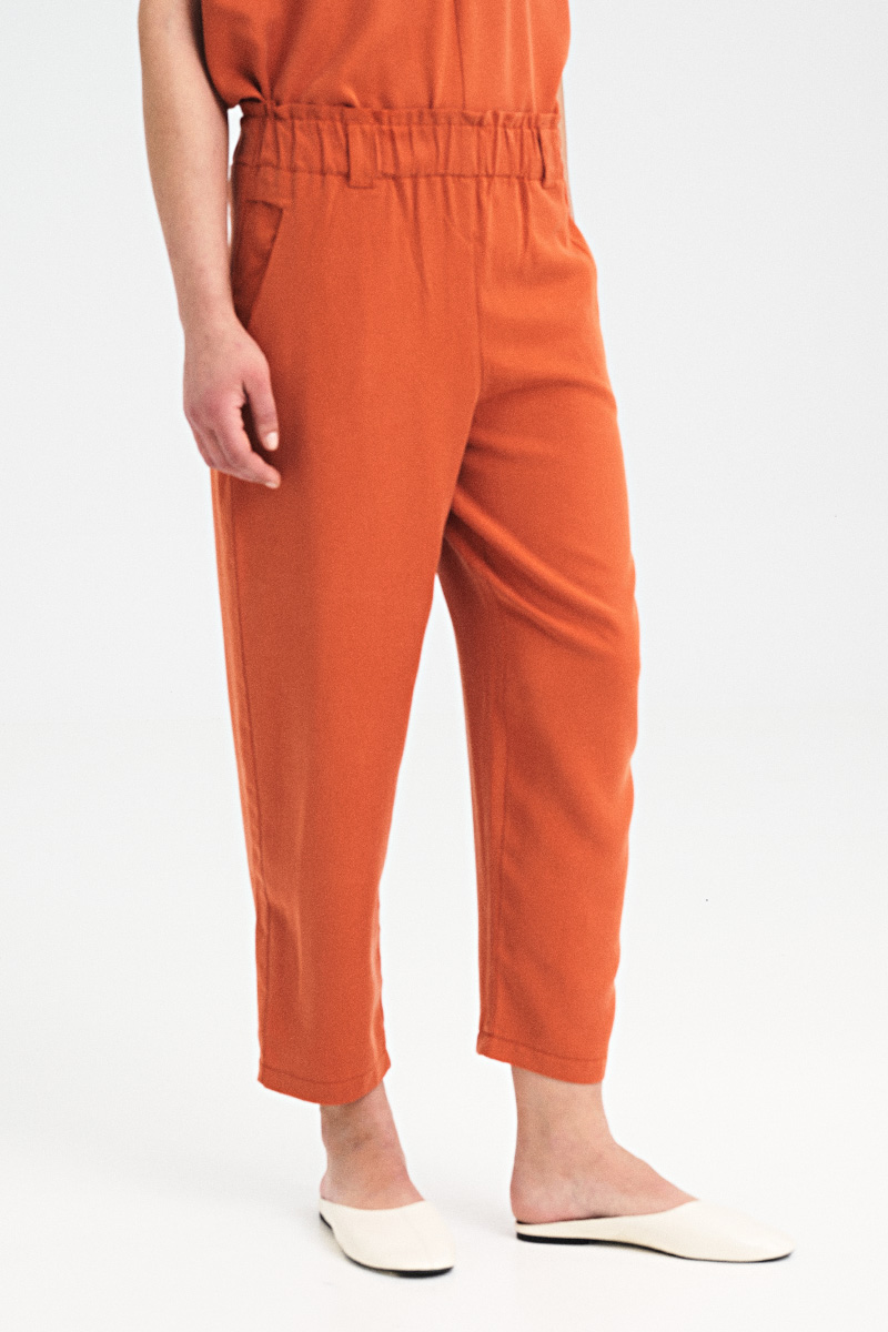 Alternative view of Relaxed Tapered Viscose Pants
