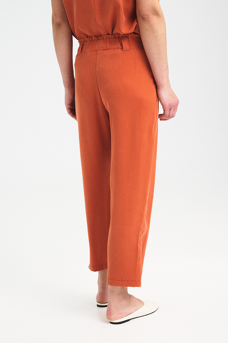 Relaxed Tapered Viscose Pants - Image 3