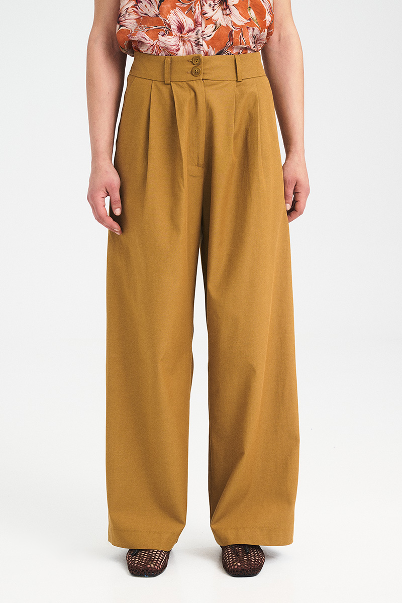Alternative view of Wide Pleated Pants