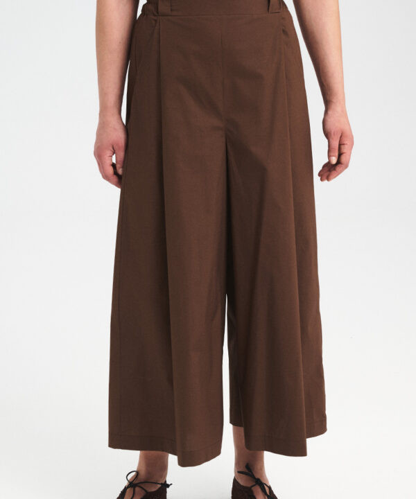 Alternative view of Wide-Leg Cotton Poplin Pants