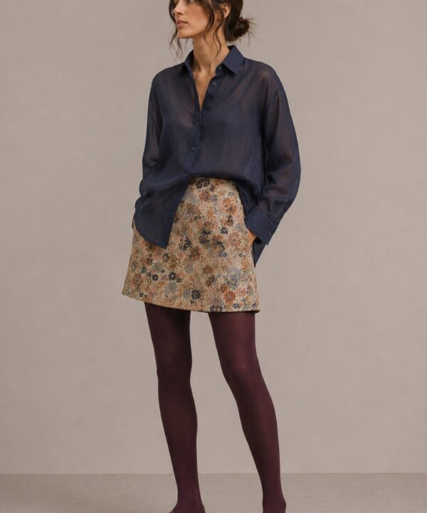 Alternative view of Oversized Sheer Tencel Shirt