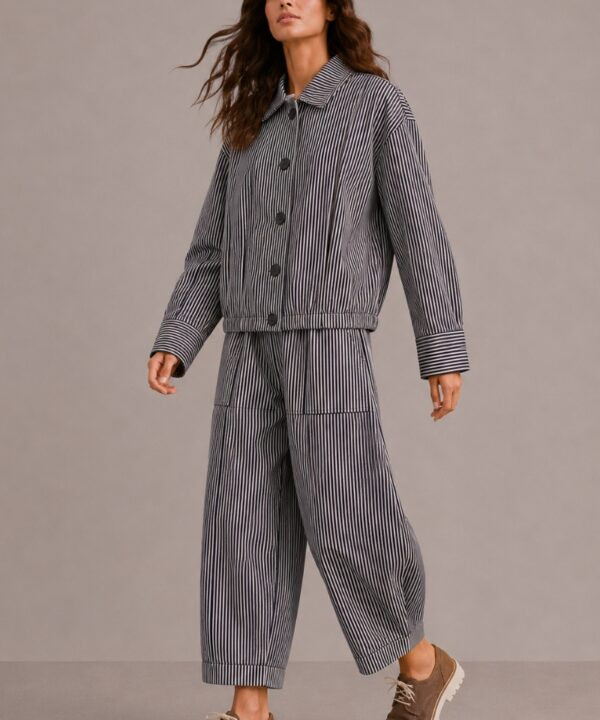 As Is Striped Denim Trousers