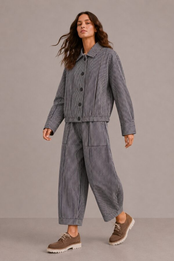 As Is Striped Denim Trousers
