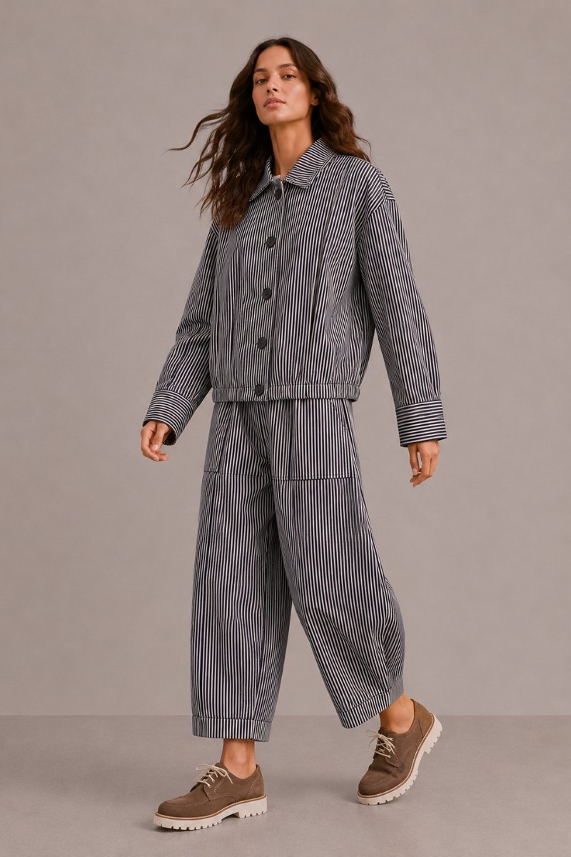 As Is Striped Denim Trousers