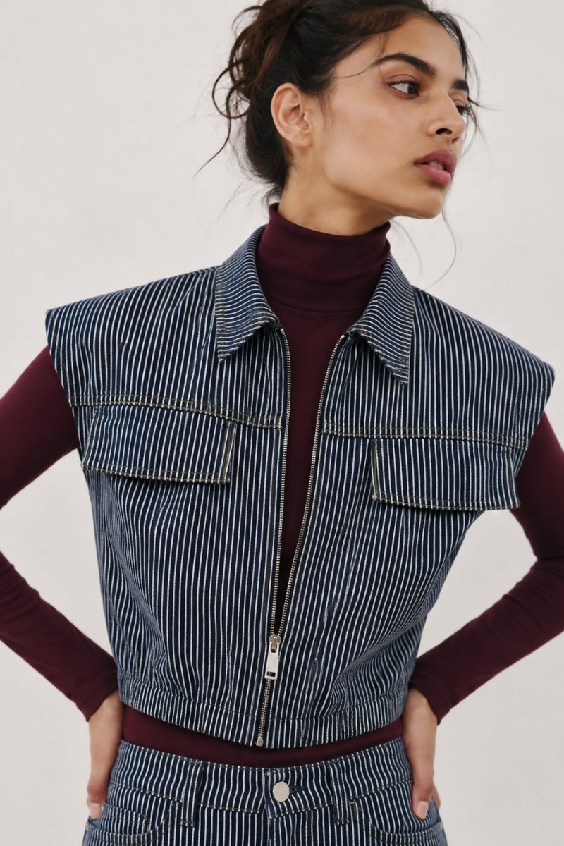 Alternative view of As Is Denim Vest