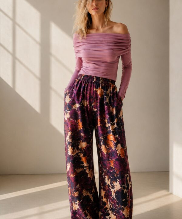 Off-Shoulder Ruched Top