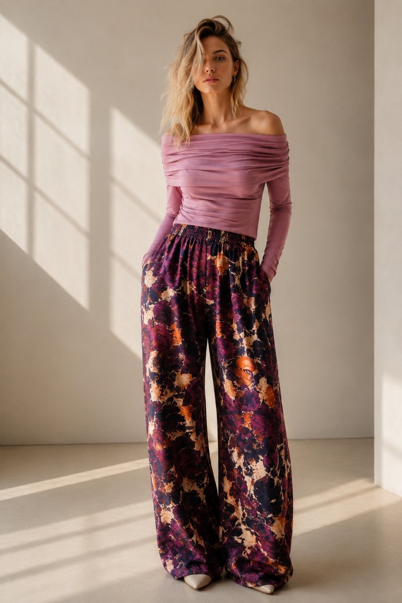 Off-Shoulder Ruched Top